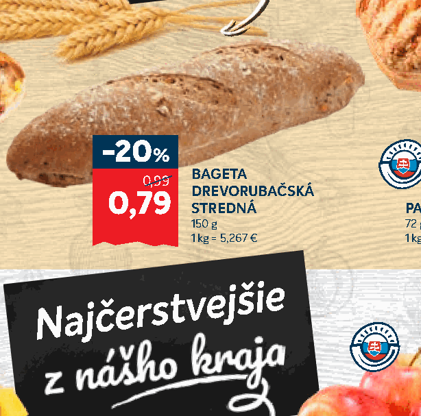 BAGETA DREVORUBAČSKÁ STREDNÁ