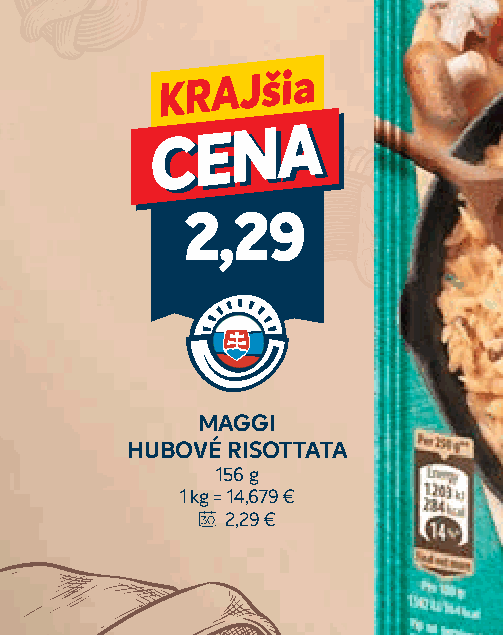 MAGGI HUBOVÉ RISOTTATA