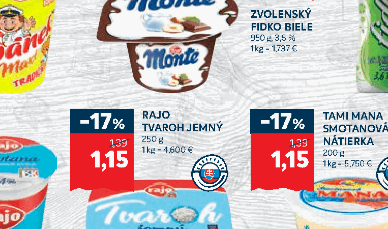 RAJO TVAROH JEMNÝ