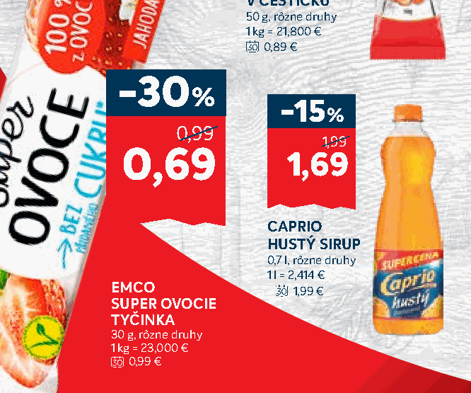 CAPRIO HUSTÝ SIRUP