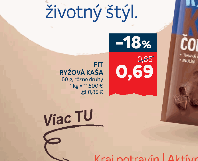 FIT RYŽOVÁ KAŠA