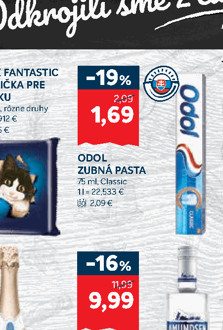 ODOL ZUBNÁ PASTA