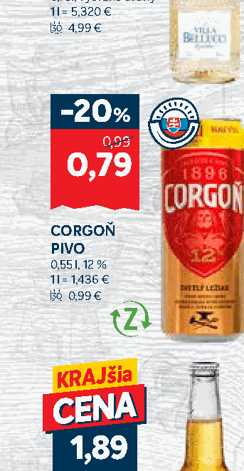 CORGOŇ PIVO