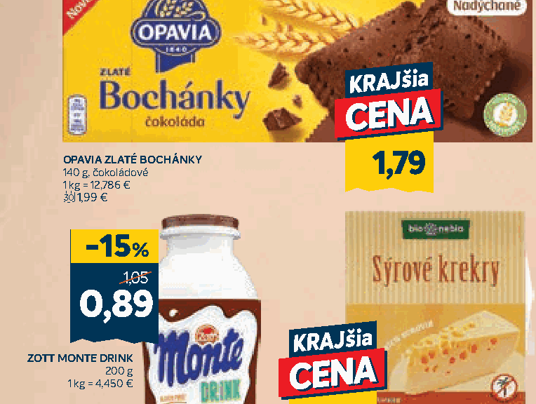 OPAVIA ZLATÉ BOCHÁNKY