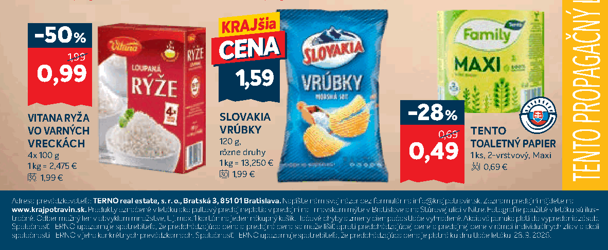 TENTO TOALETNÝ PAPIER