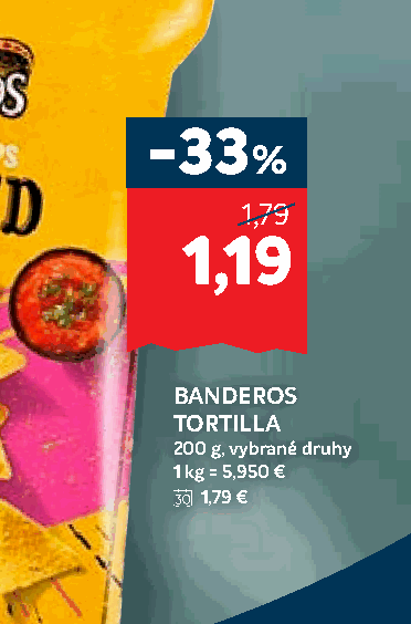 BANDEROS TORTILLA