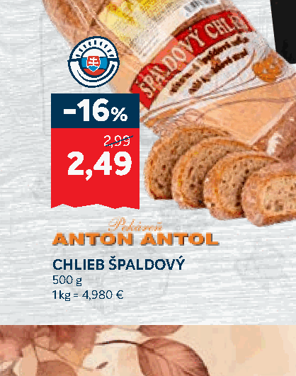 CHLIEB ŠPALDOVÝ