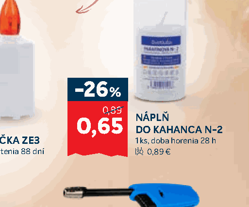 NÁPLŇ DO KAHANCA N-2