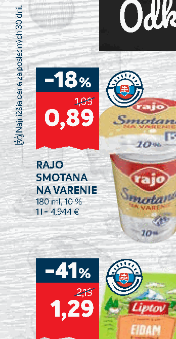 RAJO SMOTANA NA VARENIE