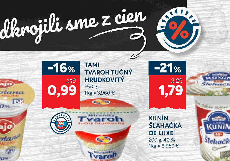 TAMI TVAROH TUČNÝ HRUDKOVITÝ