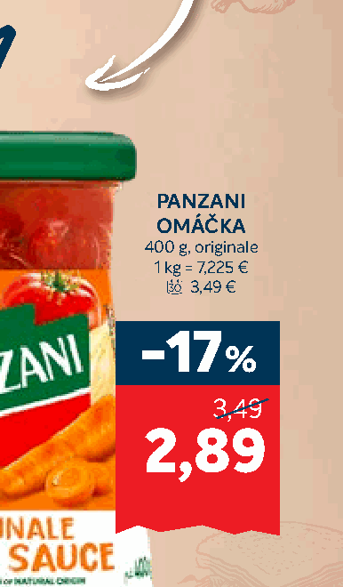 PANZANI OMÁČKA