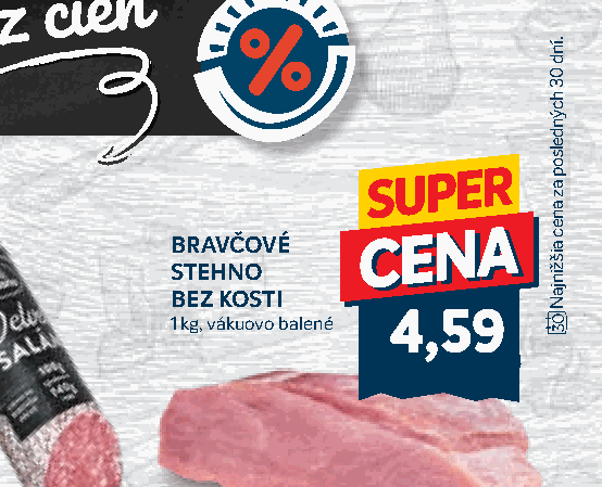 BRAVČOVÉ STEHNO BEZ KOSTI