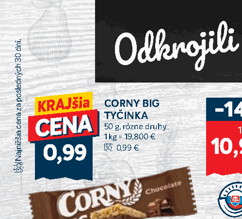 CORNY BIG TYČINKA