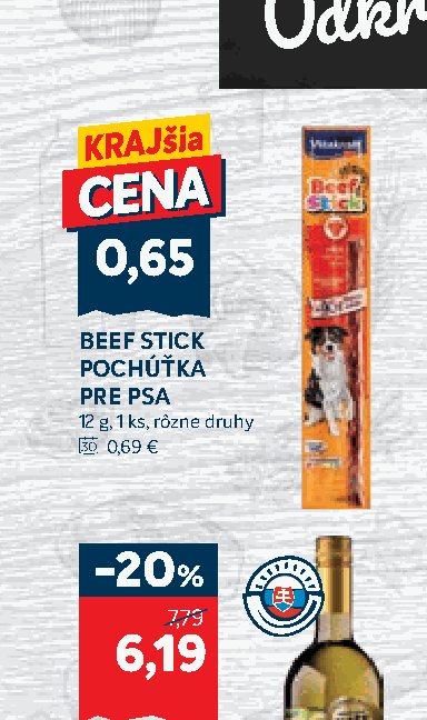BEEF STICK POCHÚŤKA PRE PSA
