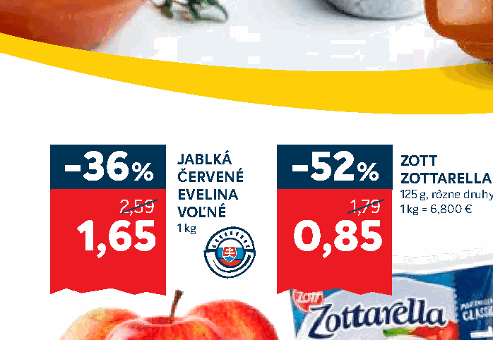 JABLKÁ ČERVENÉ EVELINA VOĽNÉ