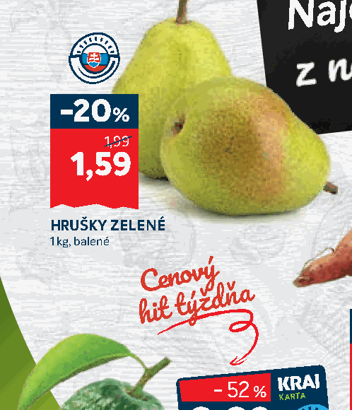 HRUŠKY ZELENÉ