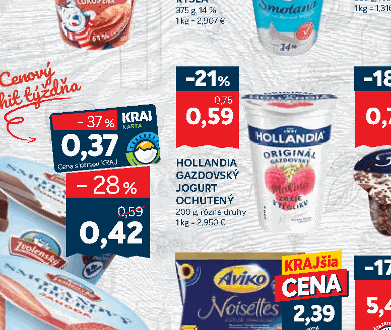 HOLLANDIA GAZDOVSKÝ JOGURT OCHUTENÝ
