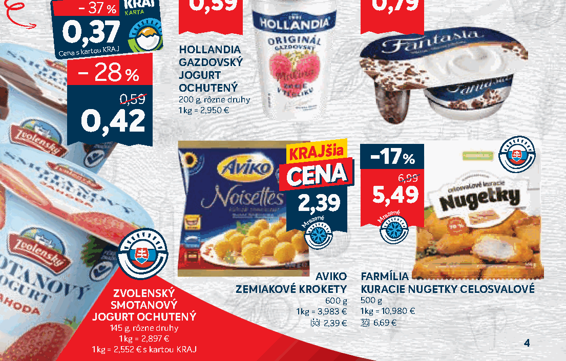ZVOLENSKÝ SMOTANOVÝ JOGURT OCHUTENÝ