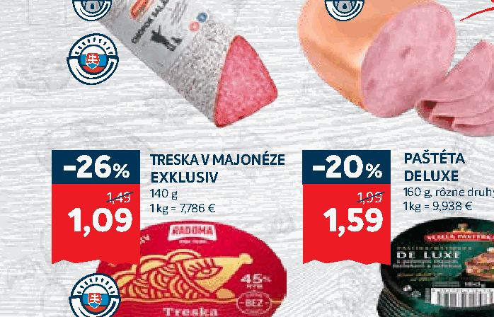 TRESKA V MAJONÉZE EXKLUSIV