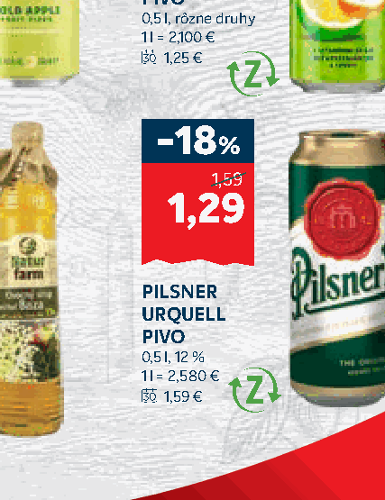 PILSNER URQUELL PIVO