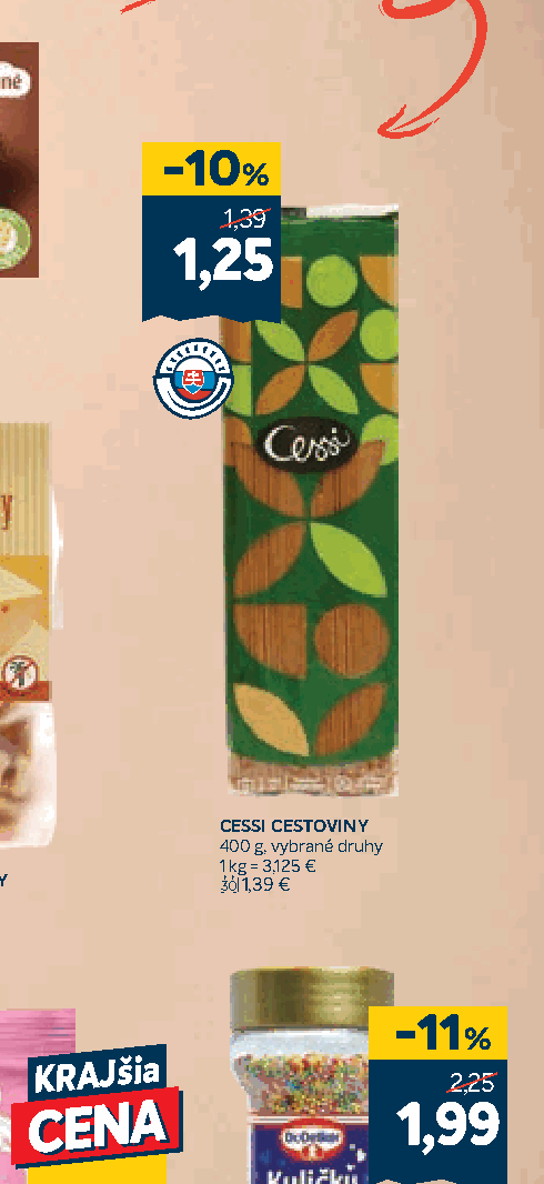 CESSI CESTOVINY