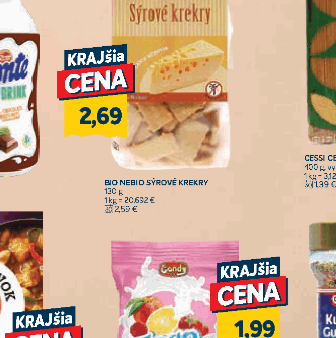 BIO NEBIO SÝROVÉ KREKRY
