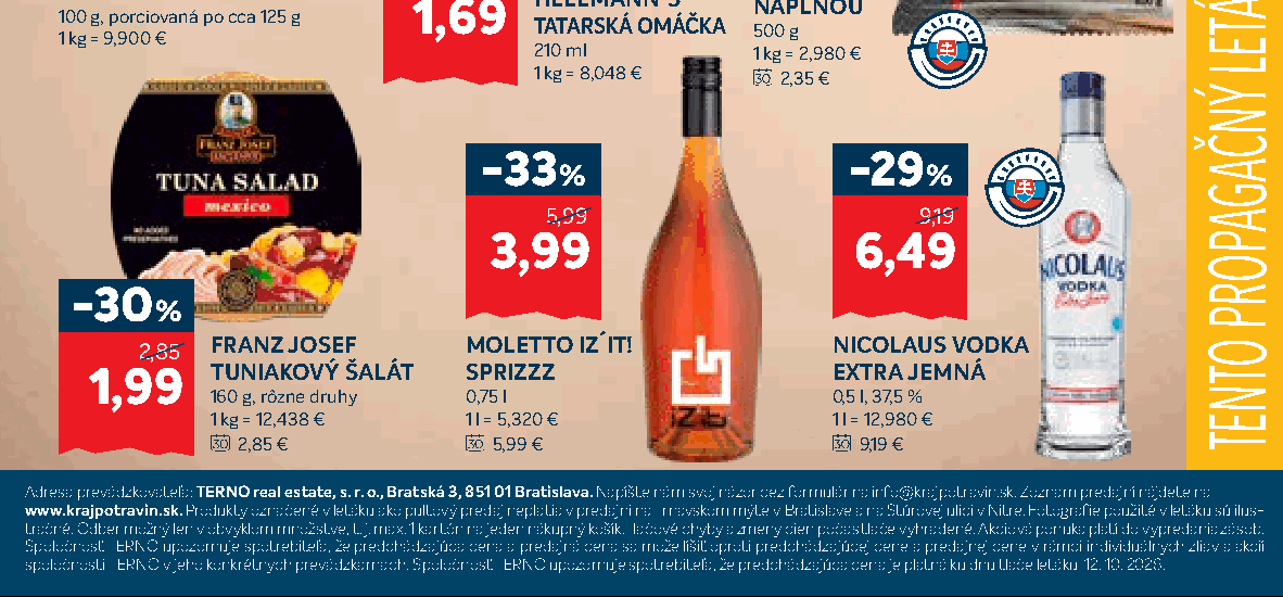 NICOLAUS VODKA EXTRA JEMNÁ