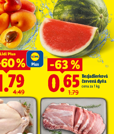Bezjadierková červená dyňa