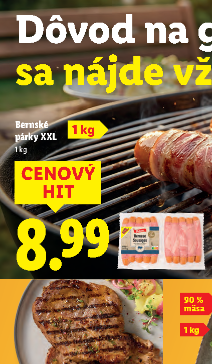 Bernské párky XXL
