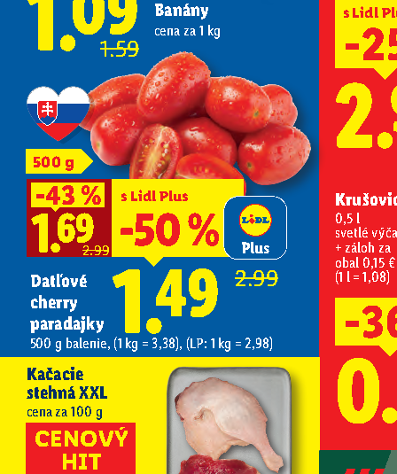Datľové cherry paradajky