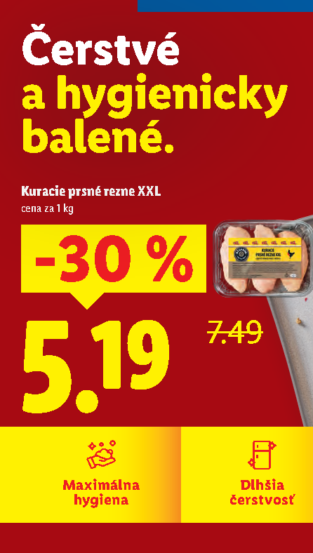 Kuracie prsné rezne XXL