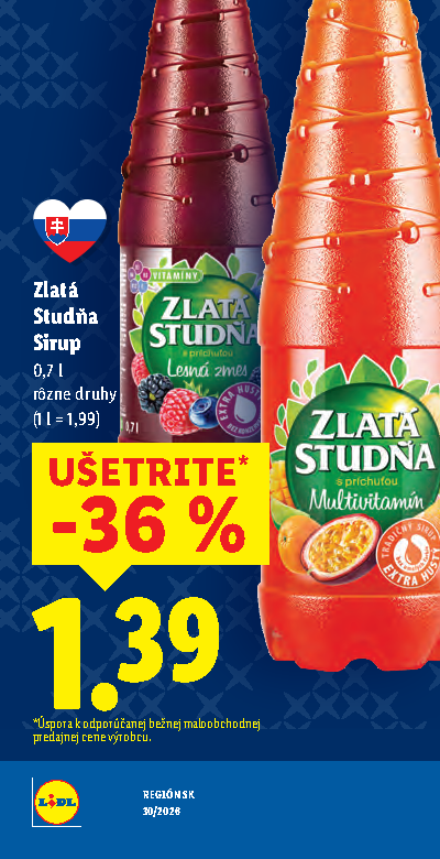 Zlatá Studňa Sirup