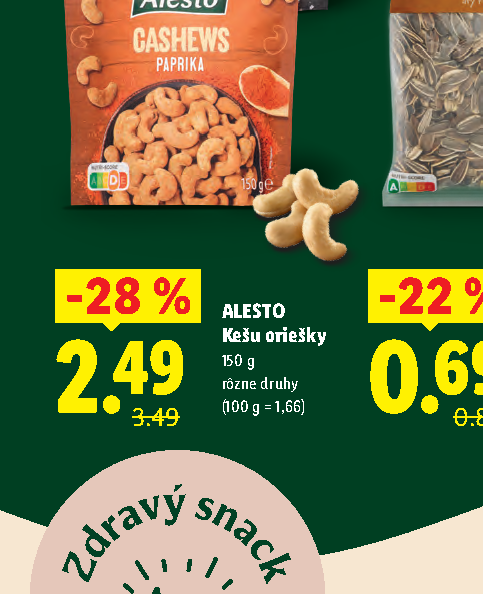 ALESTO Kešu oriešky