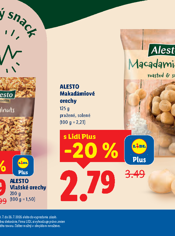 ALESTO Makadámiové orechy