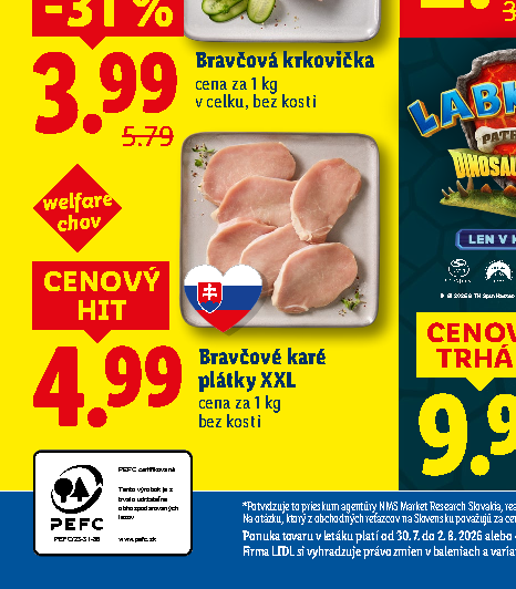 Bravčové karé plátky XXL