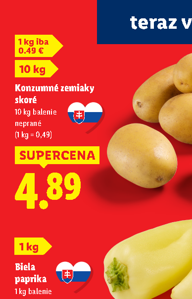 Konzumné zemiaky skoré