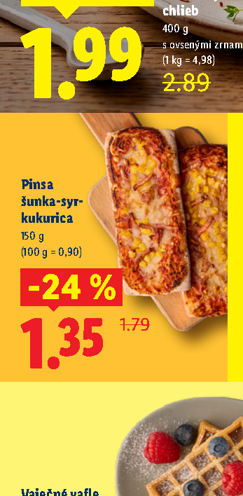 Pinsa šunka-syr- kukurica