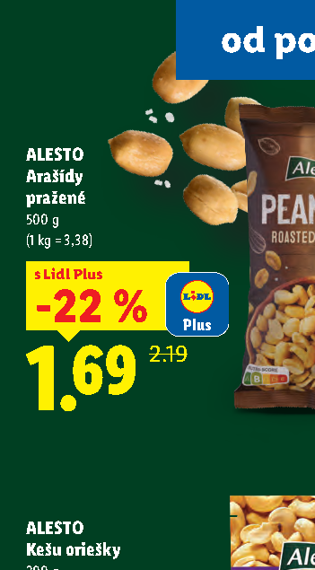 ALESTO Arašídy pražené