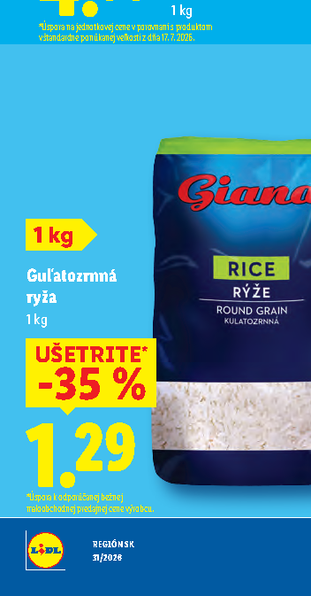 Guľatozrnná ryža