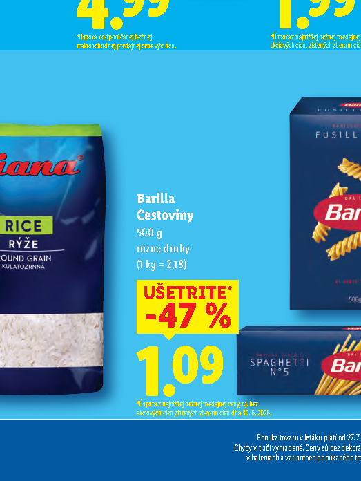 Barilla Cestoviny