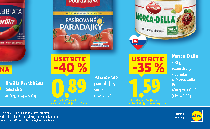 Pasírované paradajky