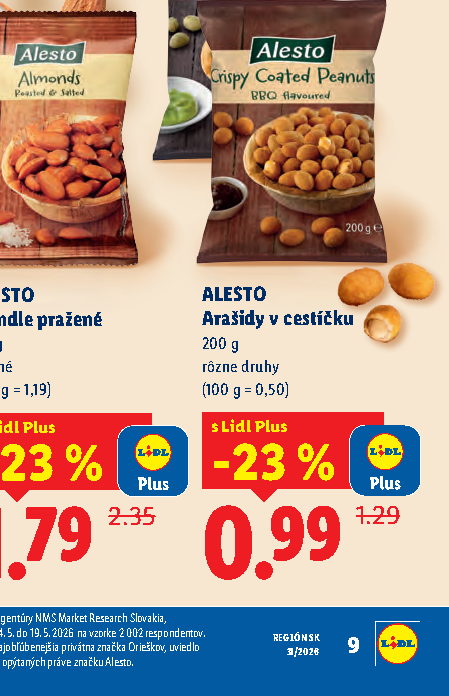 ALESTO Arašidy v cestíčku