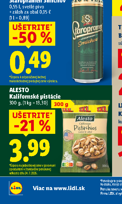 ALESTO Kalifornské pistácie