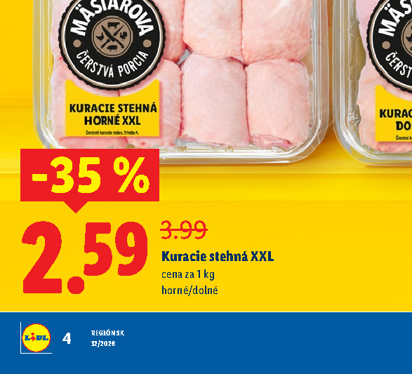 Kuracie stehná XXL