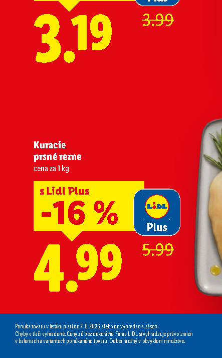 Kuracie prsné rezne