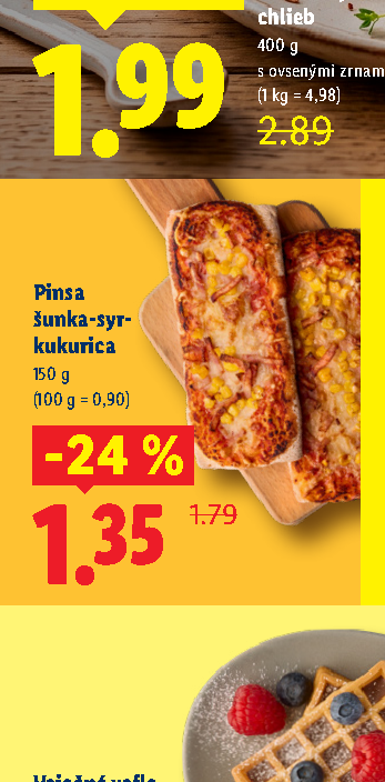 Pinsa šunka-syr- kukurica