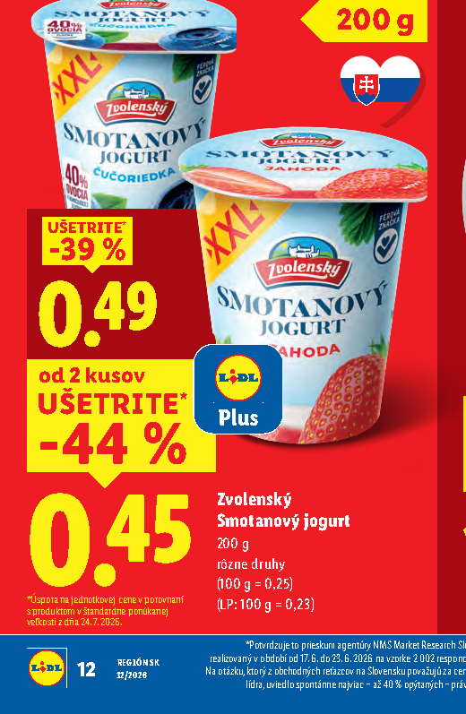 Zvolenský Smotanový jogurt