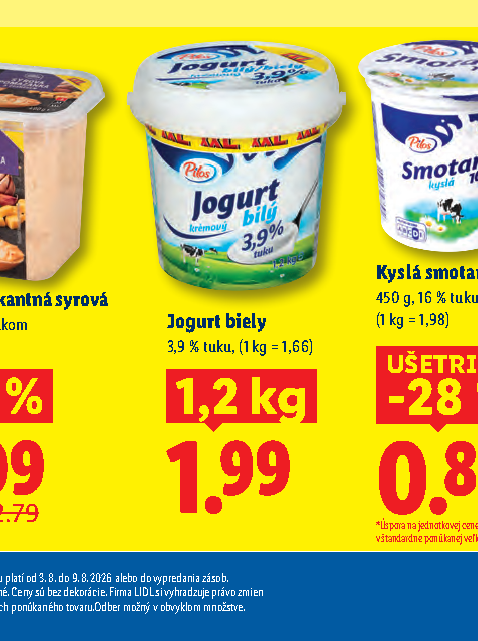 Jogurt biely