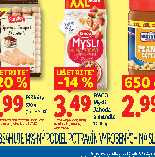 EMCO Mysli Jahoda a mandle