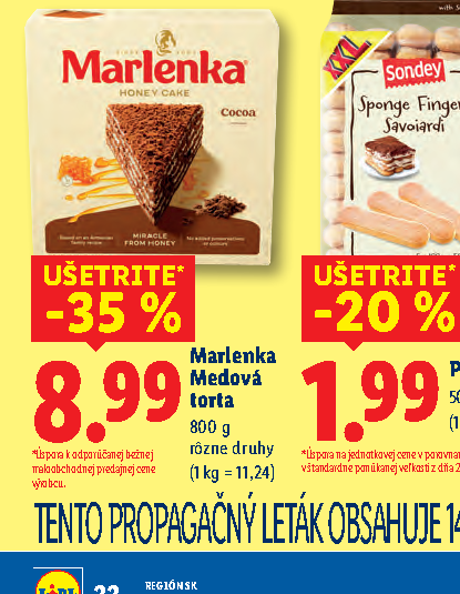 Marlenka Medová torta